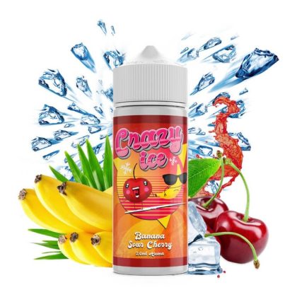 Steam City Crazy Ice Banana Sour Cherry Flavour Shot 20/120ml