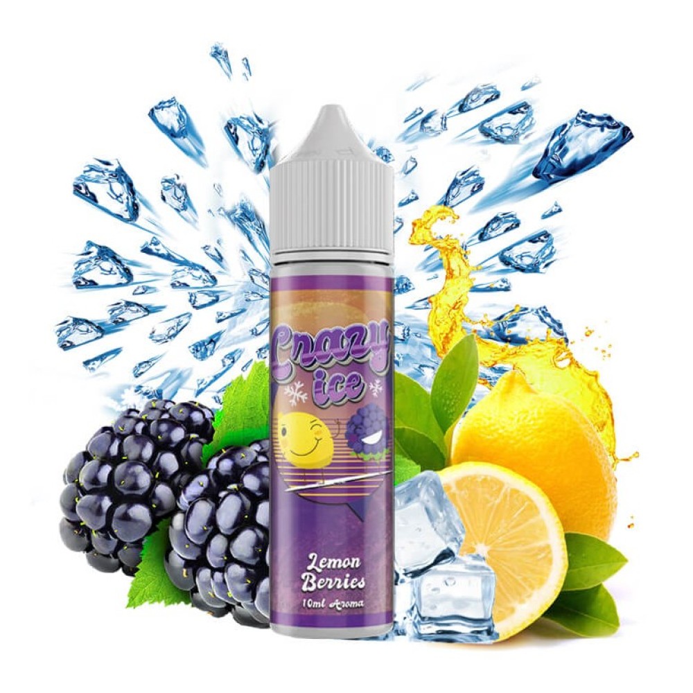 Steam City Crazy Ice Lemon Berries Flavour Shot 10/60ml