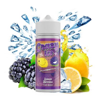 Steam City Crazy Ice Lemon Berries Flavour Shot 20/120ml