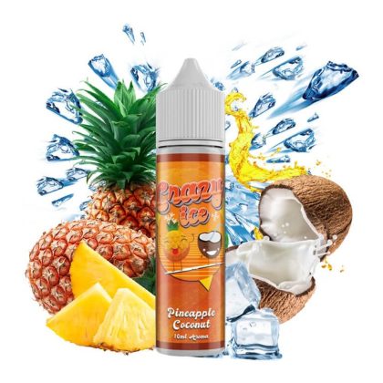 Steam City Crazy Ice Pineapple Coconut Flavour Shot 10/60ml