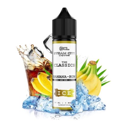 Steam City The Classics Banana Rum Ice Flavour Shot 10/60ml