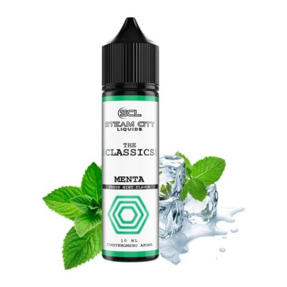 Steam City The Classics Menta Flavour Shot 10/60ml