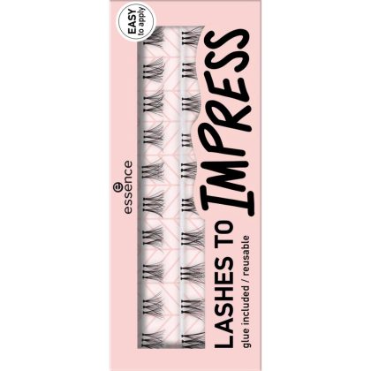 essence LASHES TO IMPRESS Ψεύτικες Βλεφαρίδες 07 Bundled Single Lashes (20 τεμ.)