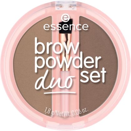 essence Brow Powder Duo Set Πούδρα Φρυδιών 01 Light