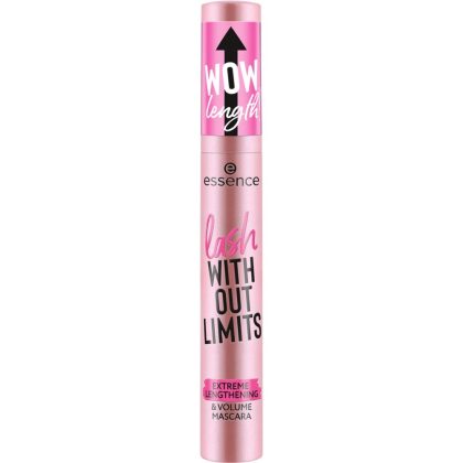 essence lash WITHOUT LIMITS Extreme Μάσκαρα Μήκους & Όγκου 01 Ultra Black 13ml