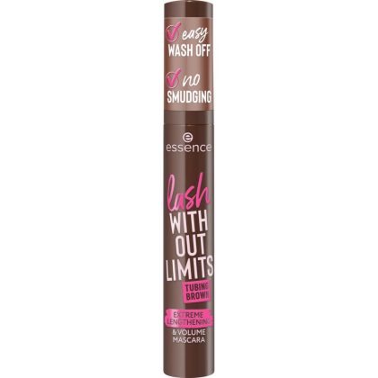 essence lash WITHOUT LIMITS Brown Tubing Μάσκαρα Μήκους & Όγκου 05 Brown Tubing 13ml