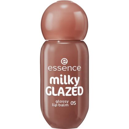 essence milky GLAZED Glossy Lip Balm 05 Latte-tude 4ml