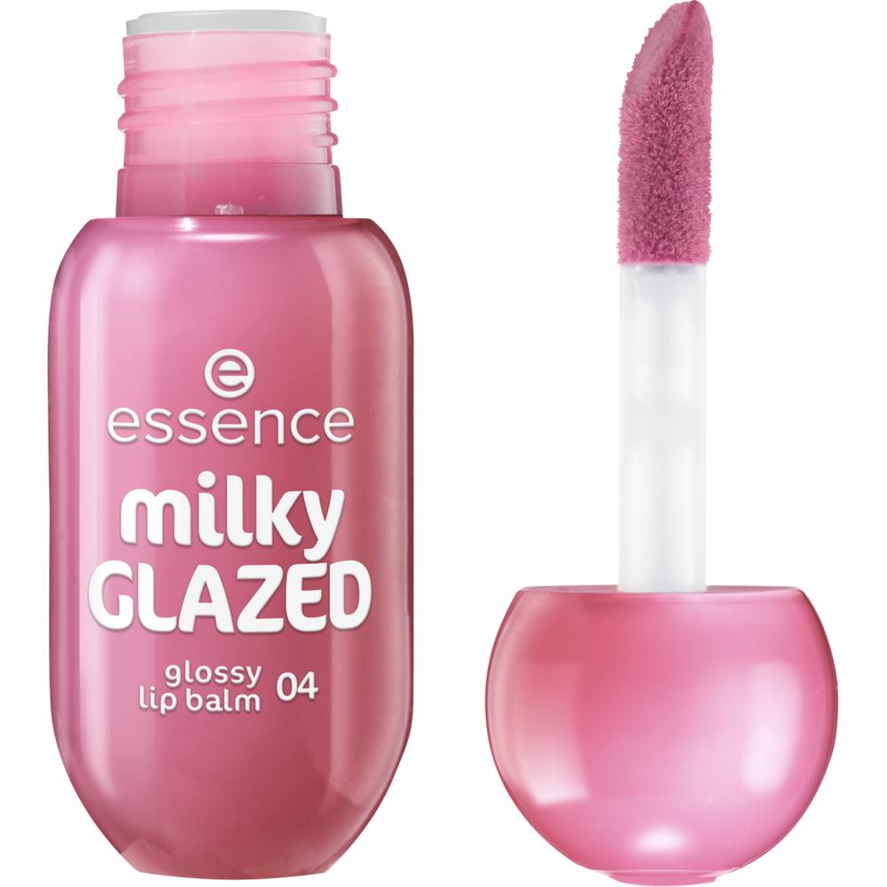 essence milky GLAZED Glossy Lip Balm 04 Berry Au Lait 4ml - Image 2
