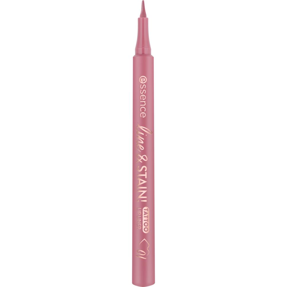 essence line & STAIN! Tattoo Lip Liner 01 Everyone's Nude-Pink 1,1ml - Image 2