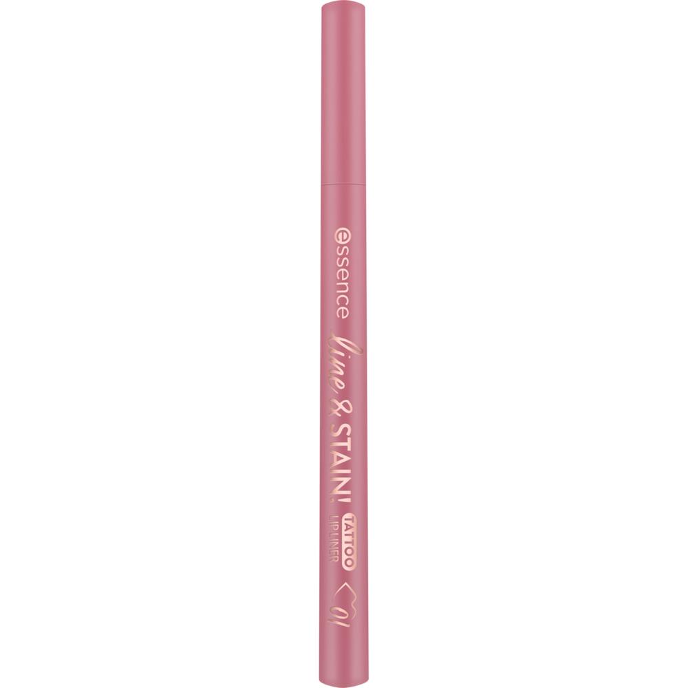 essence line & STAIN! Tattoo Lip Liner 01 Everyone's Nude-Pink 1,1ml