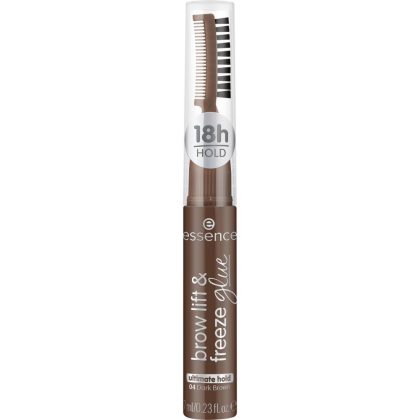essence brow lift & freeze glue 04 Dark Brown Κόλλα Φρυδιών 7ml