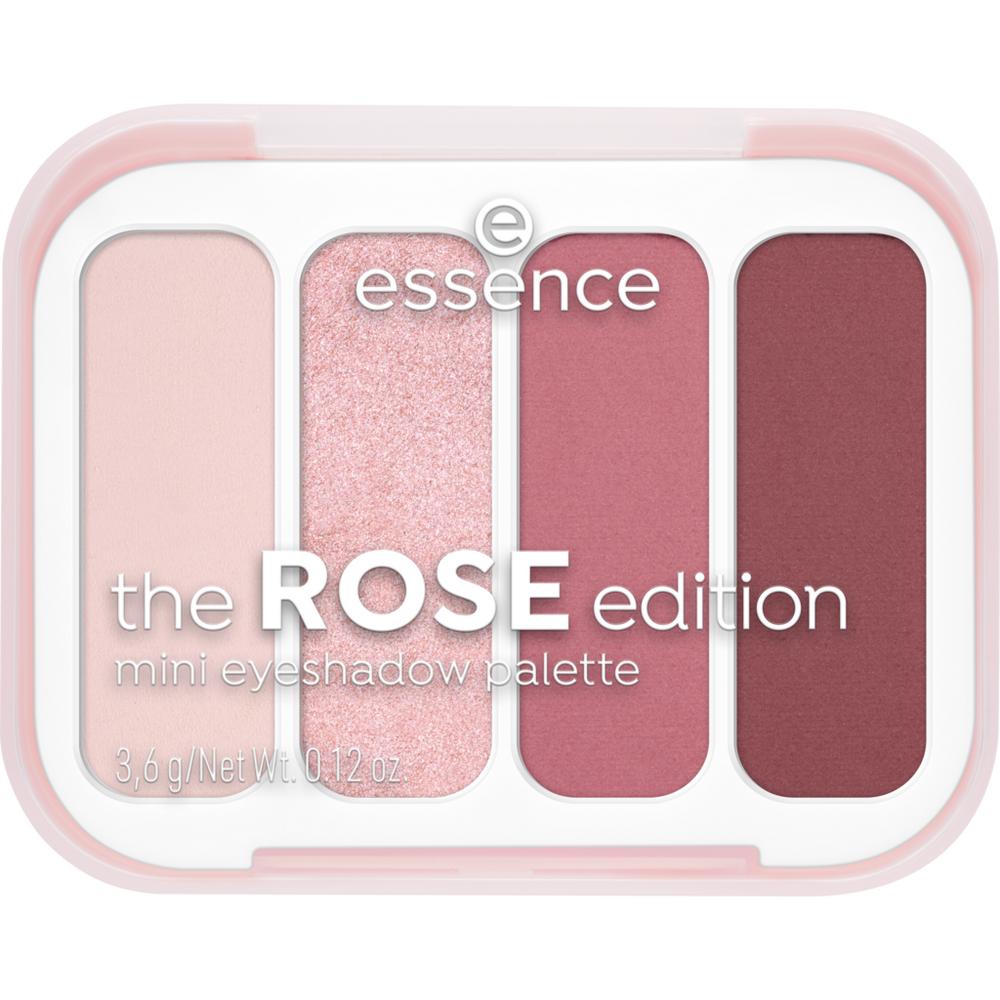 essence the ROSE edition Mini Παλέτα Σκιών 3,6g