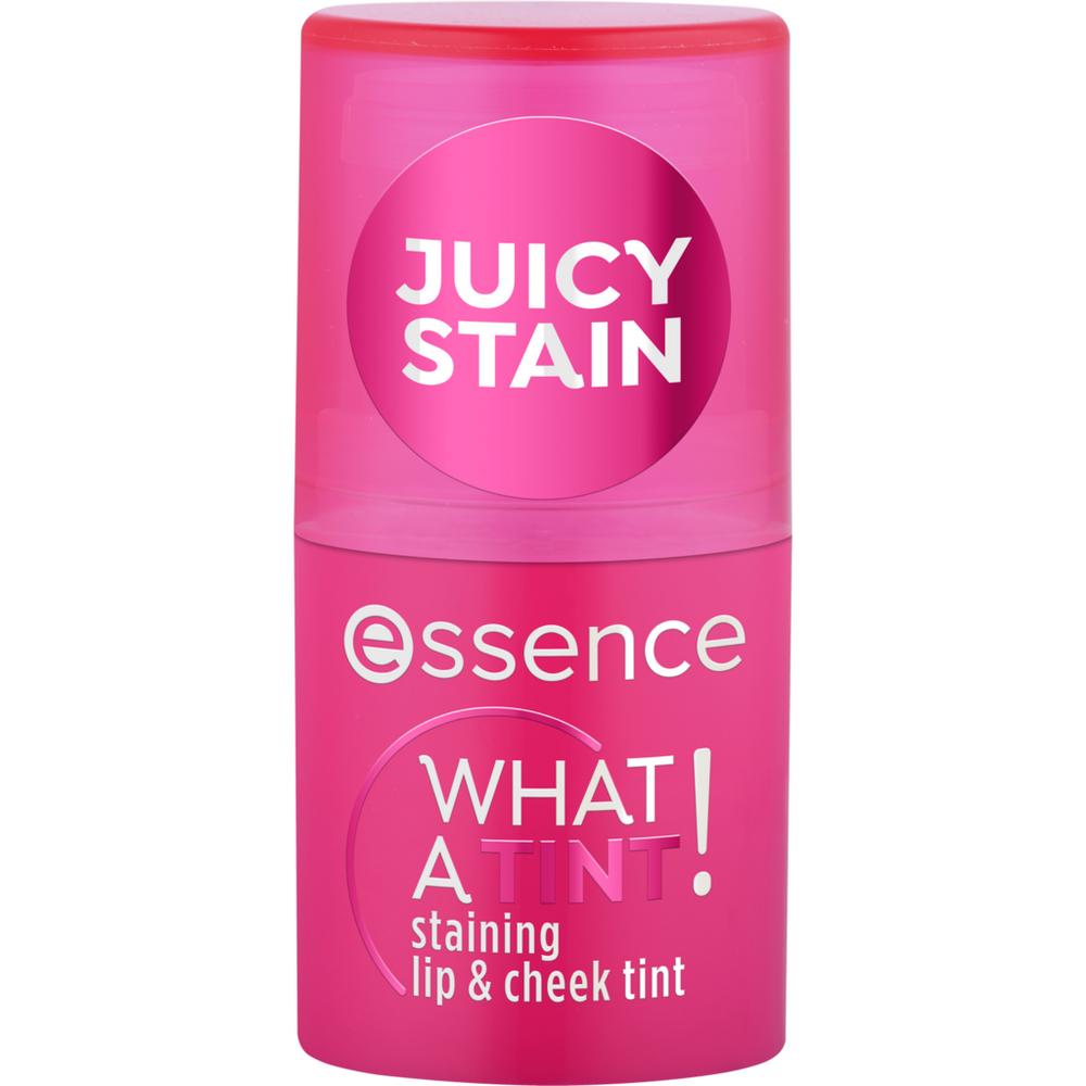 essence WHAT A TINT! Staining Lip & Cheek Tint Stick 10 Raspberry Vibes